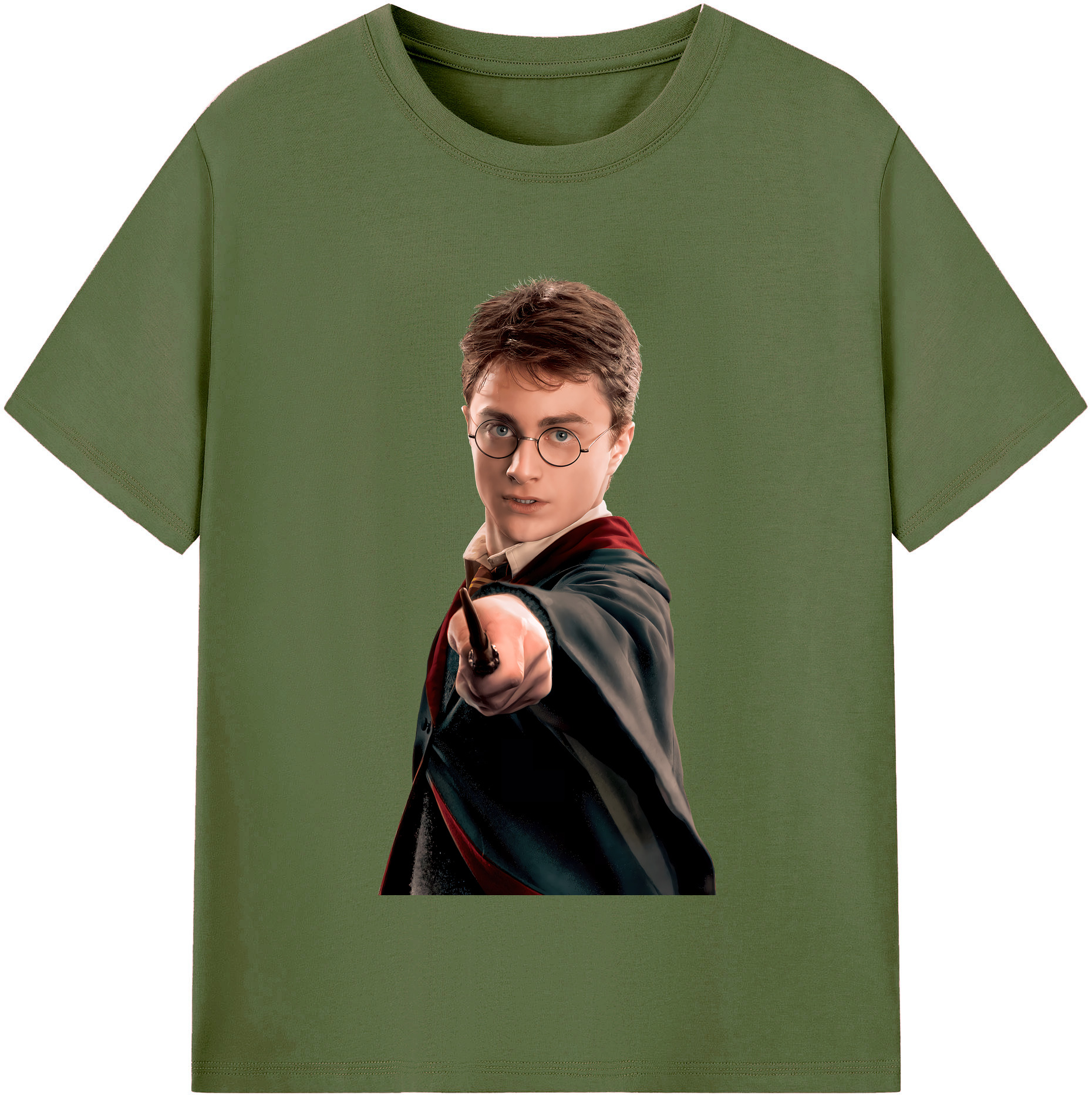 （画像用） Harry Potter ハリー・ポッターシリーズ 綿100％半袖Tシャツ（フロントプリント）